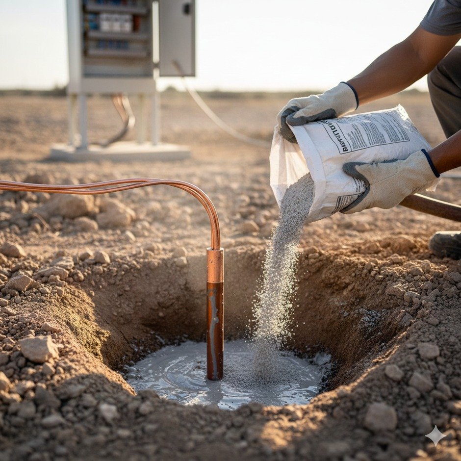 fuller earth for earthing